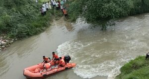 नाले में डूबे युवक का दूसरे दिन एसडीआरएफ की टीम ने शव को ढूंढ निकाला