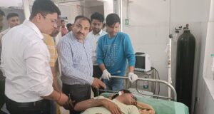 बांस काटने को लेकर विवाद बुजुर्ग, गर्भवती महिला,सहित छात्र हुआ घायल चार रेफर