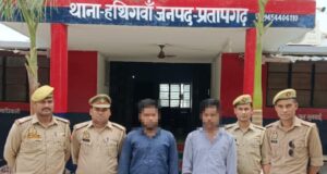 बाइक सवार से लूट का पुलिस ने किया खुलासा दो शातिर लुटेरे बदमाशों को पुलिस ने पकड़ा भेजा जेल