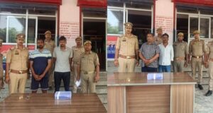 हत्या के प्रयास के दो आरोपी अवैध तमंचा कारतूस के साथ गिरफ्तार