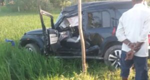 थार जीप की टक्कर से महिला घायल, चारपाई पर सो रही थी महिला