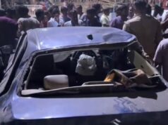 प्रतापगढ़ हाईवे पर बेकाबू कार का कहर: 100 की रफ्तार से छह लोगों को रौंदा, तीन की मौत – CCTV फुटेज ने खोला हादसे का मंजर