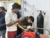 पावर हाउस तिराहे पर दो बाइक में जोरदार टक्कर! दो युवक गंभीर हालत में मेडिकल कॉलेज रेफर