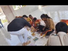 थाना परिसर में गूंजा आस्था और सम्मान का संदेश, थानाध्यक्ष मनोज कुमार तोमर ने किया कन्या पूजन